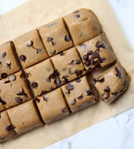 Three Ingredient Peanut Butter Cookie Dough Break-Apart Fudge ...