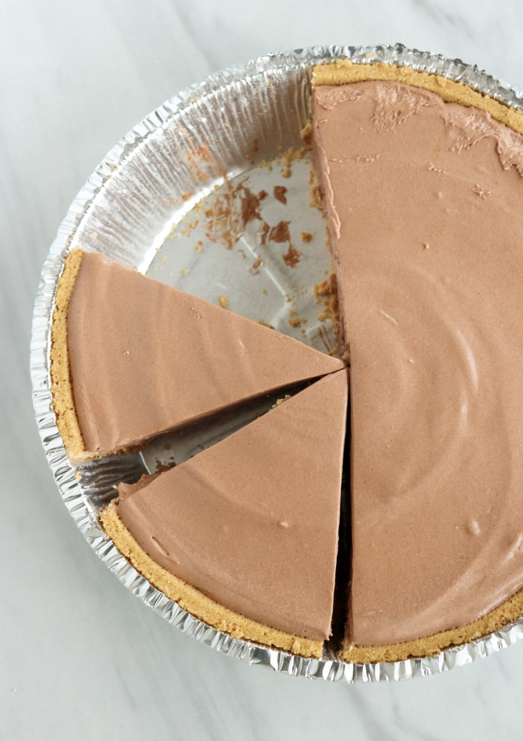 Frozen Hot Chocolate Mousse Pie Six Vegan Sisters