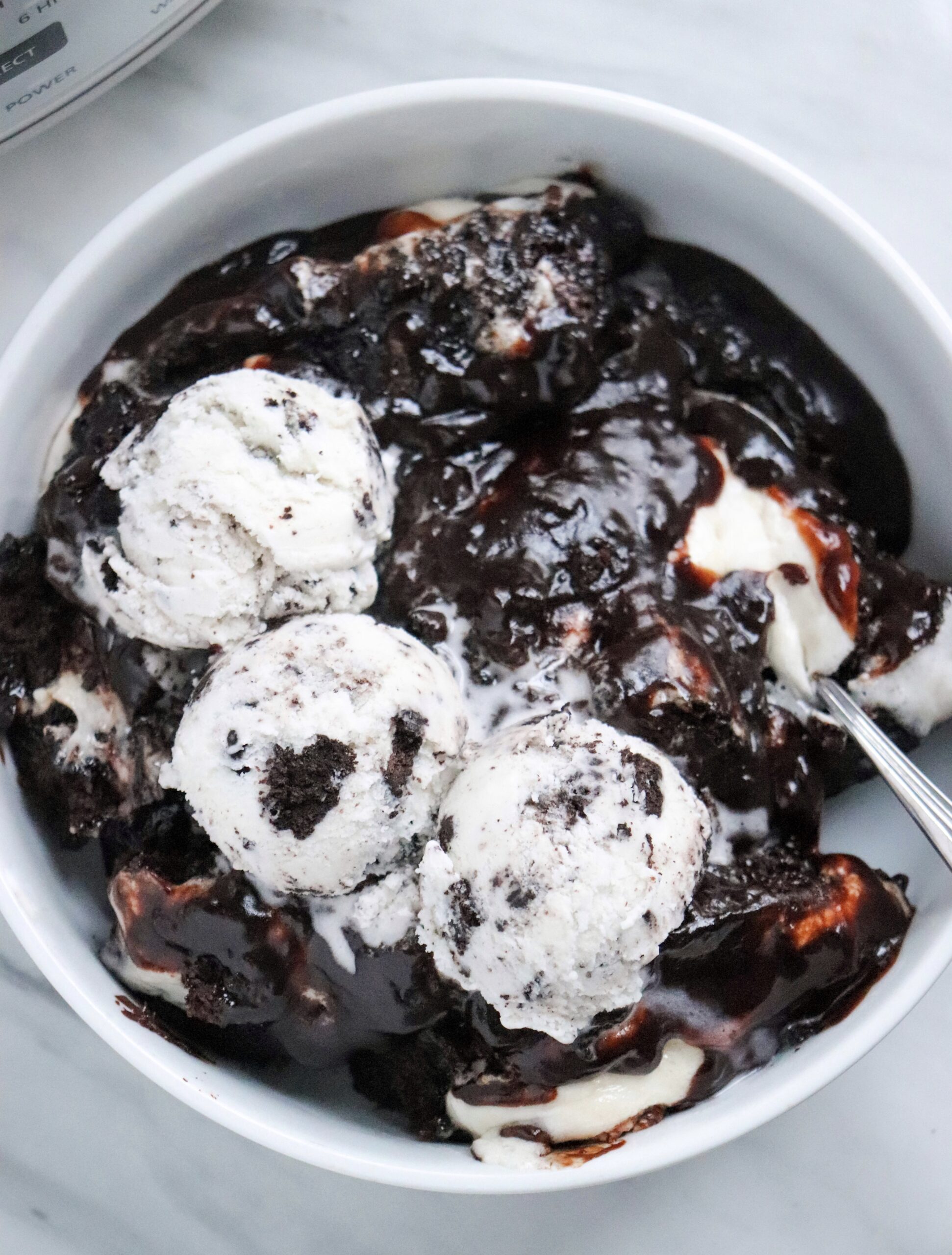Slow Cooker Brownie Pudding  Crazy for Crust